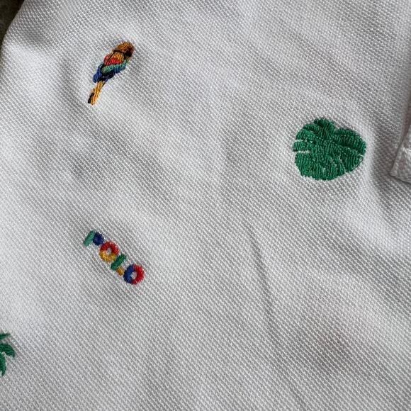 Polo Ralph Lauren Tropical Vacation Mode 100% Cotton Polo Kids Sz 3/3T - Picture 5 of 5